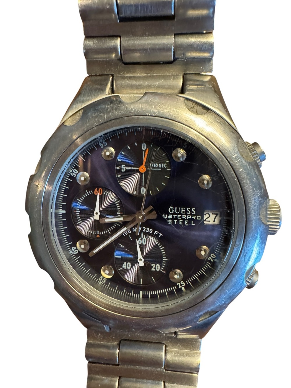 GUESS Waterpro Steel Chronograph men's watch